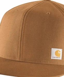 Carhartt Men's Firm Duck Flat Brim Cap Carhartt® Brown