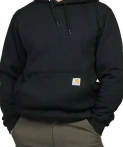 Carhartt Men's Hooded Sweatshirt Black