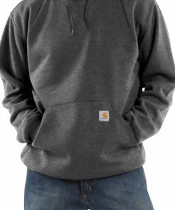 Carhartt Men's Hooded Sweatshirt Carbon Heather