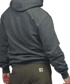 Carhartt Men's Hooded Sweatshirt Carbon Heather
