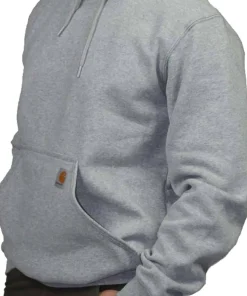 Carhartt Men's Hooded Sweatshirt Heather Grey