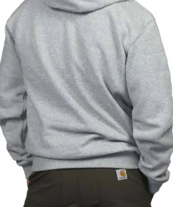 Carhartt Men's Hooded Sweatshirt Heather Grey