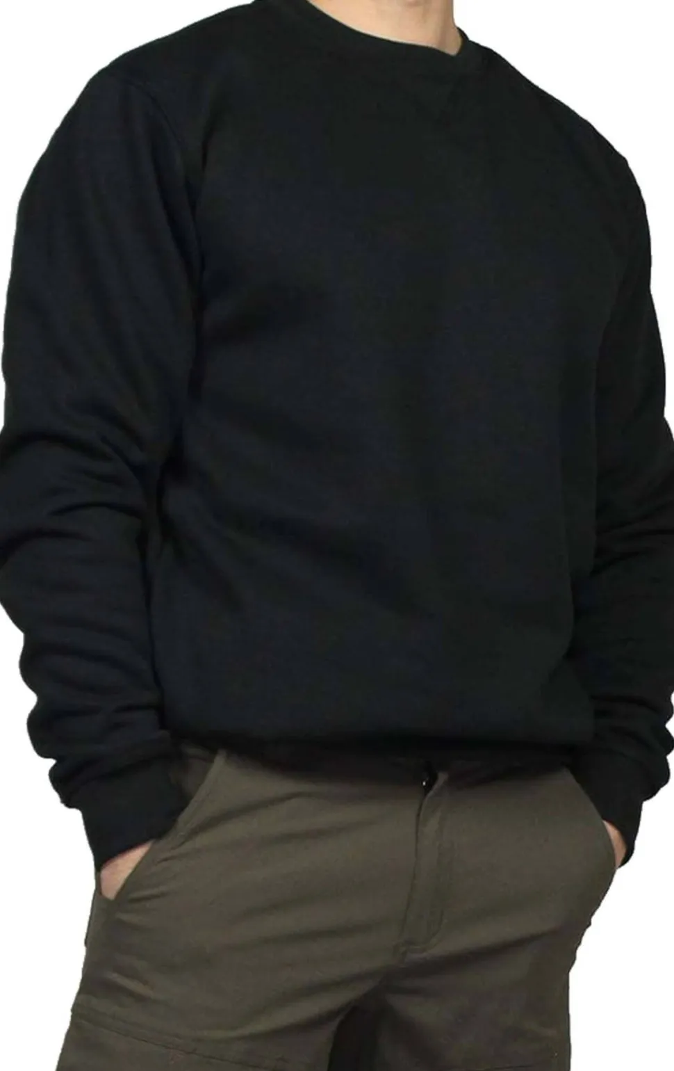 Carhartt Men's Midweight Crewneck Sweatshirt Black