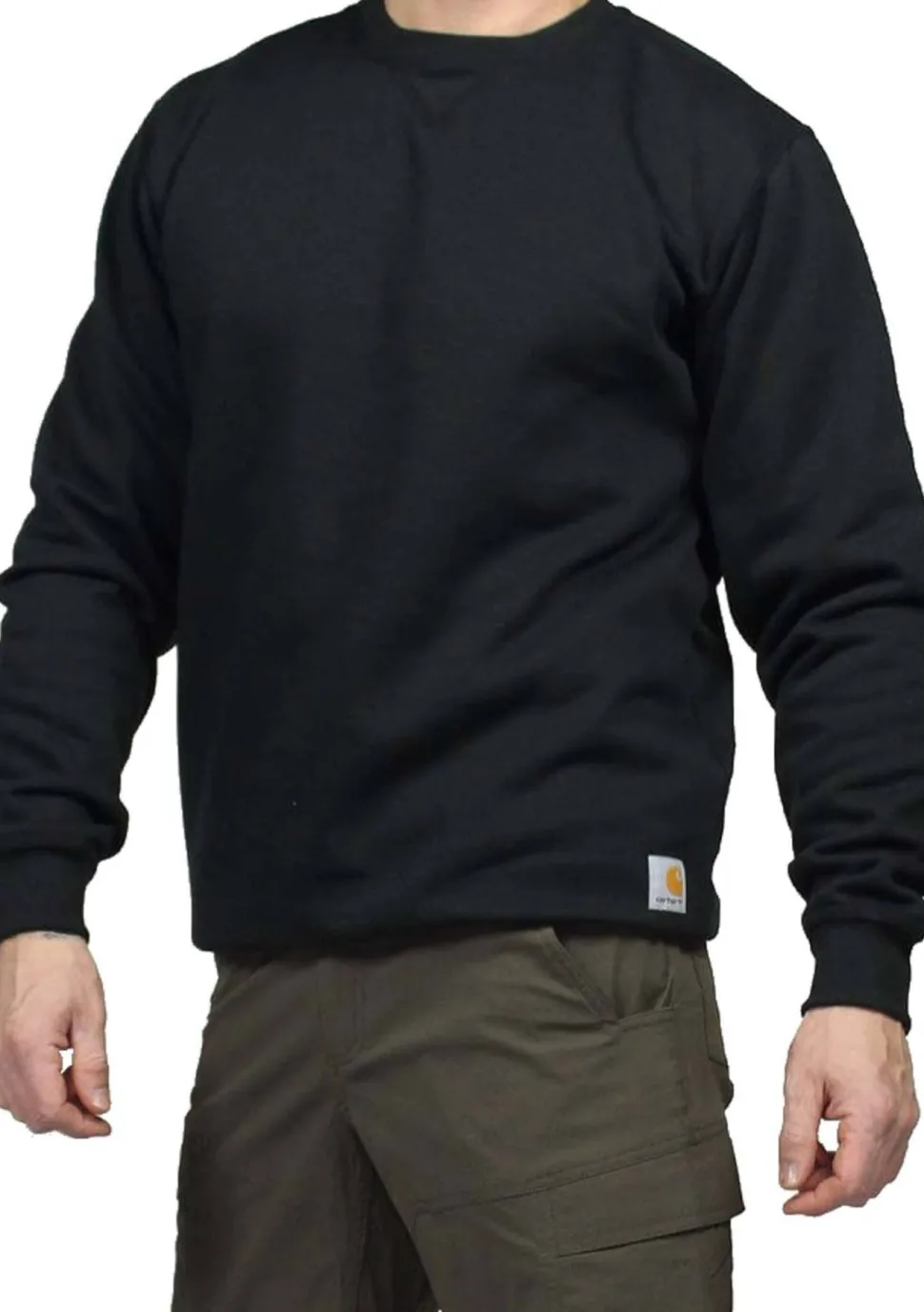 Carhartt Men's Midweight Crewneck Sweatshirt Black