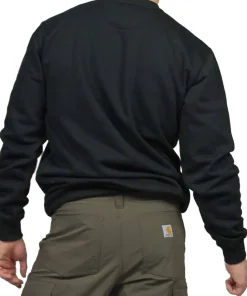 Carhartt Men's Midweight Crewneck Sweatshirt Black