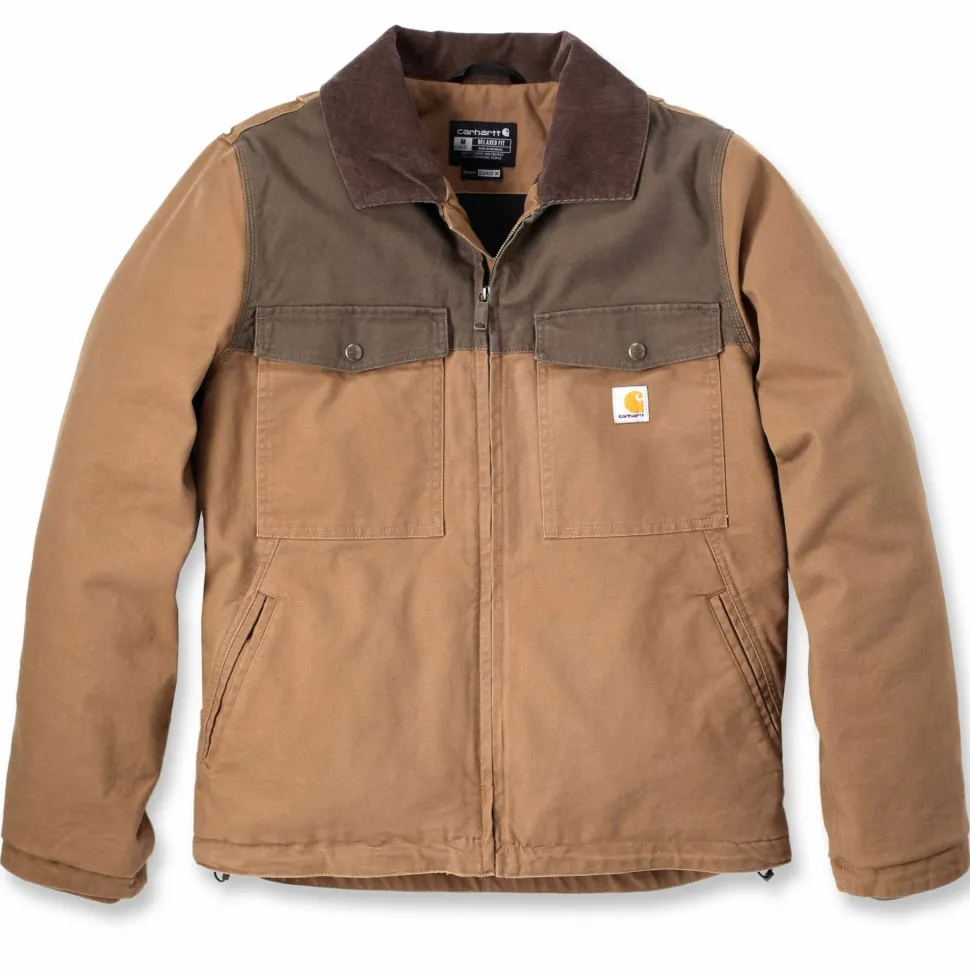 Carhartt Men's Montana Duck Insulated Jacket Carhartt Brown/coffee
