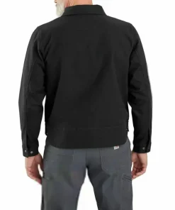 Carhartt Men's Rugged Flex Duck Relaxed Fit Jacket Black
