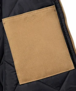 Carhartt Men's V01 Insulated Rib Collar Vest Brown