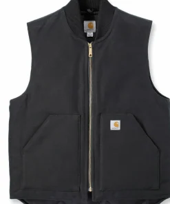Carhartt Men's V01 Insulated Rib Collar Vest Black