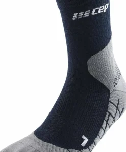 CEP Men's Hiking Light Merino Mid Cut Compression Socks Blue