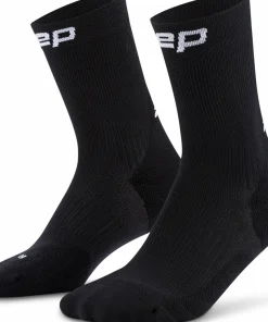 CEP Men's Run Socks Mid Cut 5.0 Black