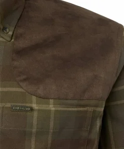 Chevalier Men's Chill Coolmax Shirt Pinegrove Green Checked