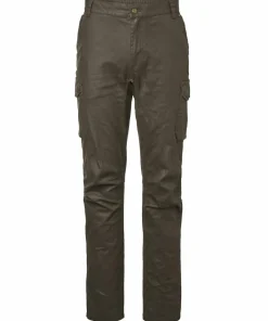 Chevalier Men's Vintage Pants Leather Brown
