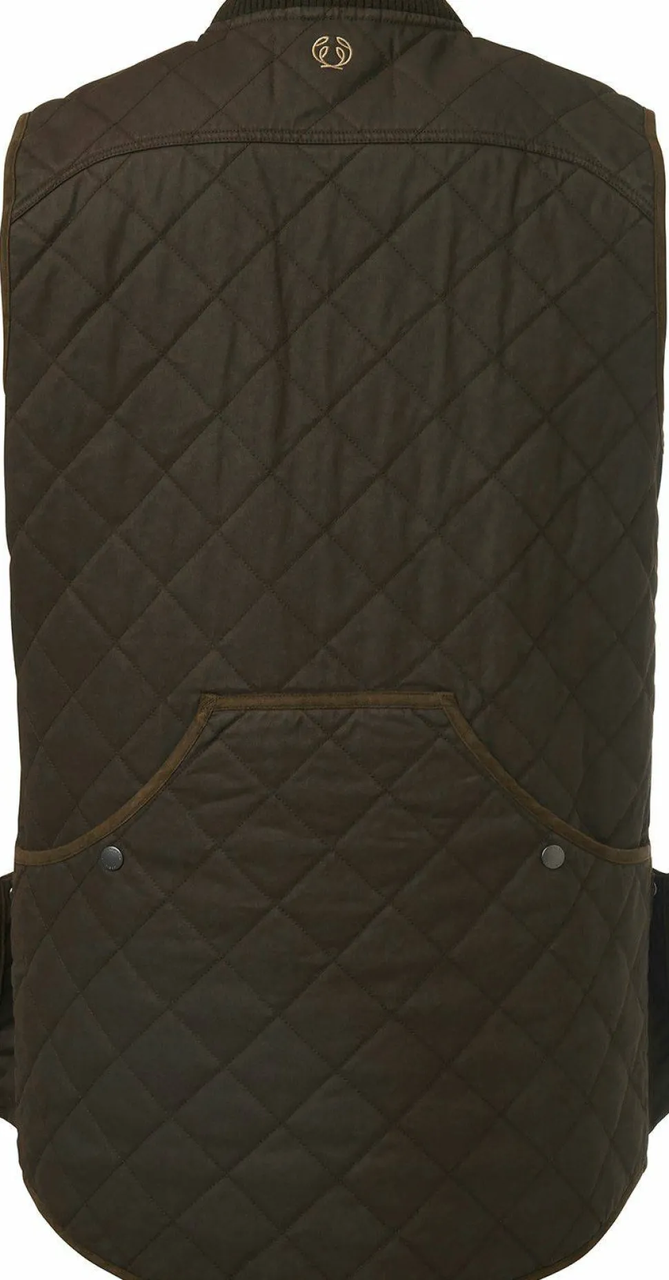 Chevalier Men's Vintage Shooting Vest Leather Brown