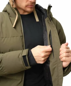 ColourWear Men's Pole Jacket Dark Olive
