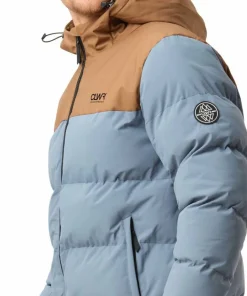 ColourWear Men's Pole Jacket Grey Blue