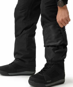 ColourWear Men's Slash Bib Pants Black