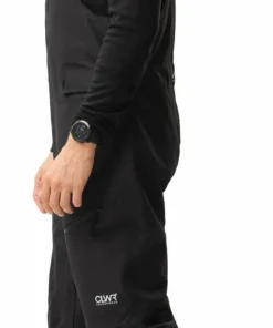 ColourWear Men's Slash Bib Pants Black