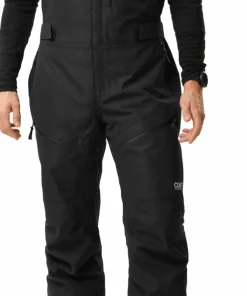 ColourWear Men's Slash Bib Pants Black