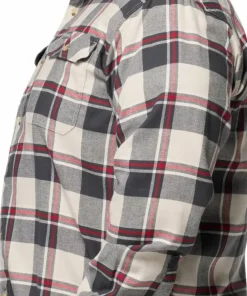Columbia Men's Flare Gun Stretch Flannel Dark Stone Trails Edge Plaid
