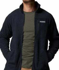 Columbia Men's Jasper Ridge Pebbled Fleece Jacket Black
