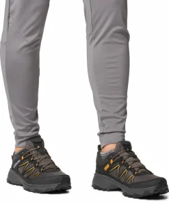 Columbia Men's Peakfreak Rush Outdry Hiking Shoe Black, Raw Honey
