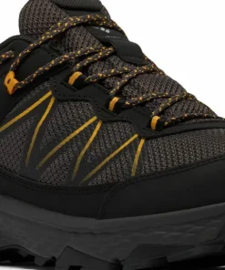 Columbia Men's Peakfreak Rush Outdry Hiking Shoe Black, Raw Honey