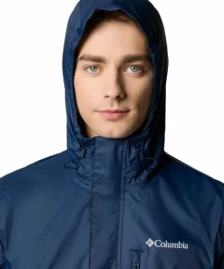 Columbia Men's Pouring Adventure III Jacket Collegiate Navy