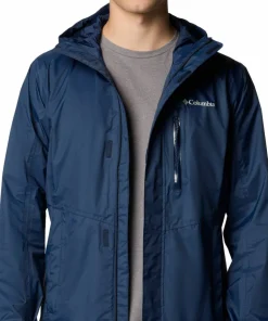 Columbia Men's Pouring Adventure III Jacket Collegiate Navy