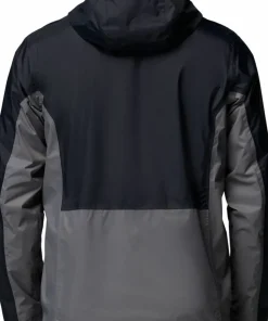Columbia Men's Pouring Adventure III Jacket Black, City Grey