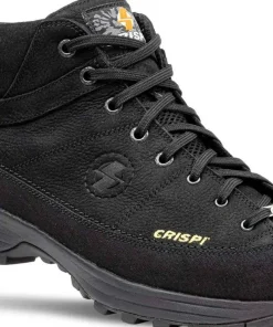 Crispi Unisex A-Way Mid Nubuk Gore-Tex Black