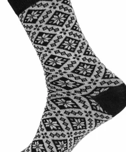 Dale of Norway Bjorøy Sock Black/Offwhite