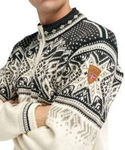 Dale of Norway Men's Vail Sweater Mountain Stone/Offwhite