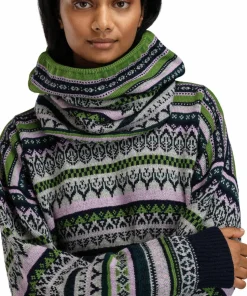 Dale of Norway Utsira Tubular Scarf Marine/Pine Green/Light Charcoal