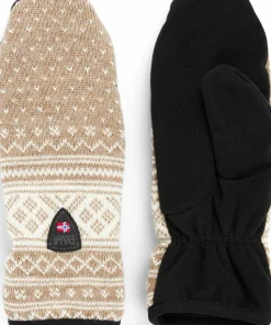 Dale of Norway Valløy Polar Mittens Mountain Stone/Offwhite