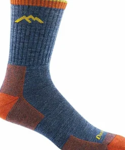 Darn Tough Men's Hiker Micro Crew Sock Cushion Denim