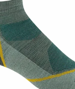 Darn Tough Men's Light Hiker No Show Lightweight with Cushion Seafoam