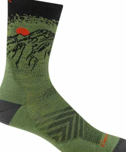 Darn Tough Men's Vert Micro Crew Ultra-Lightweight With Cushion Lichen