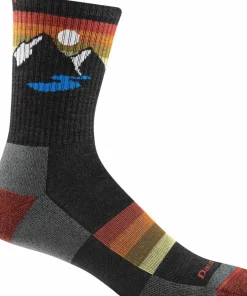 Darn Tough Sunset Ridge Micro Crew Lightweight With Cushion Charcoal
