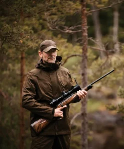 Deerhunter Men's Track Rain Jacket Canteen