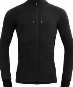 Devold Men's Egga Grid Merino Jacket Caviar