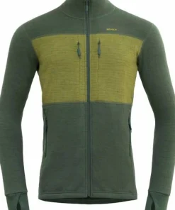 Devold Men's Egga Grid Merino Jacket Forest/green