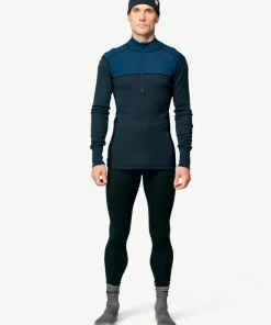 Devold Men's Lauparen Merino 190 Zip Neck Flood/Night/Ink