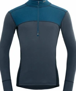 Devold Men's Lauparen Merino 190 Zip Neck Flood/Night/Ink