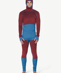 Devold Men's Tuvegga Merino Hoodie Cayenne