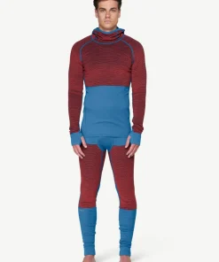 Devold Men's Tuvegga Merino Hoodie Cayenne
