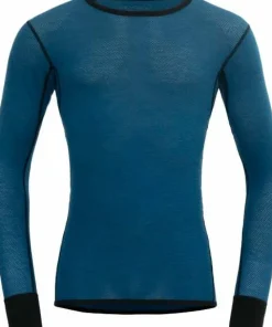 Devold Men's Wool Mesh Shirt Flood/caviar