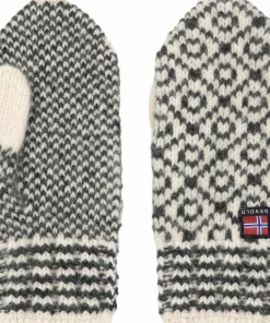 Devold Svalbard Wool Mitten Offwhite/Anthracite