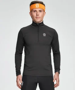 Dæhlie Men's Half Zip Tempo Obsidian