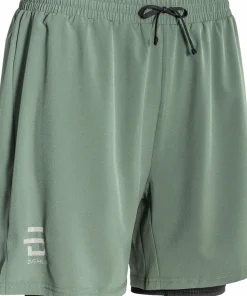 Dæhlie Men's Shorts Run 2-in-1 Dark Forest